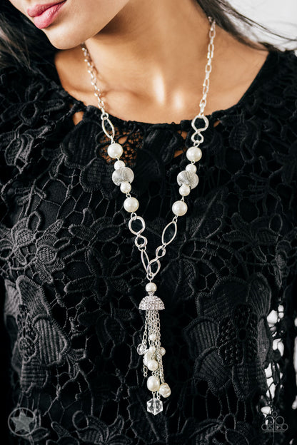 Designated Diva - White - Paparazzi Necklace