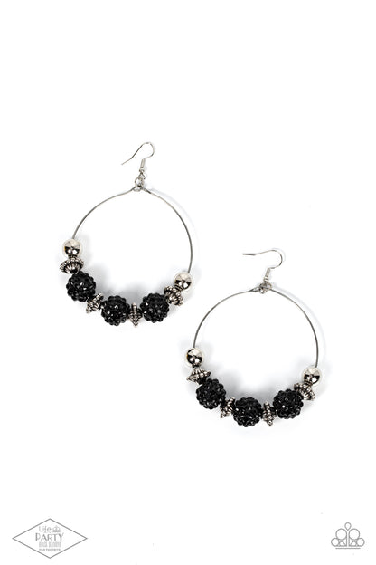 I Can Take a Compliment - Black - Paparazzi Earrings