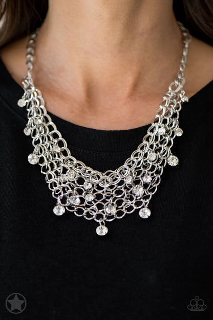 Fishing for Compliments - Silver - Paparazzi Necklace