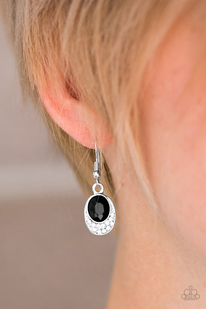 As Humanly Posh-ible - Black - Paparazzi Earrings