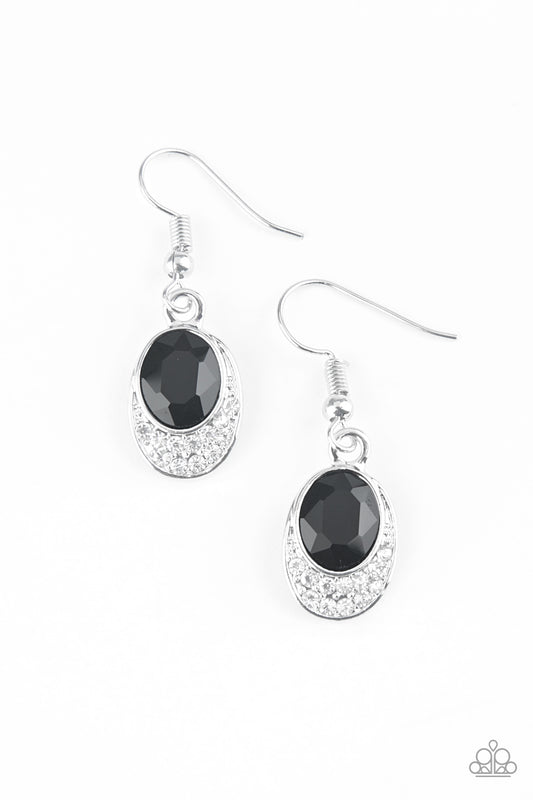 As Humanly Posh-ible - Black - Paparazzi Earrings