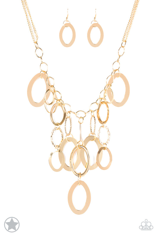 A Golden Spell Gold - Paparazzi Necklace