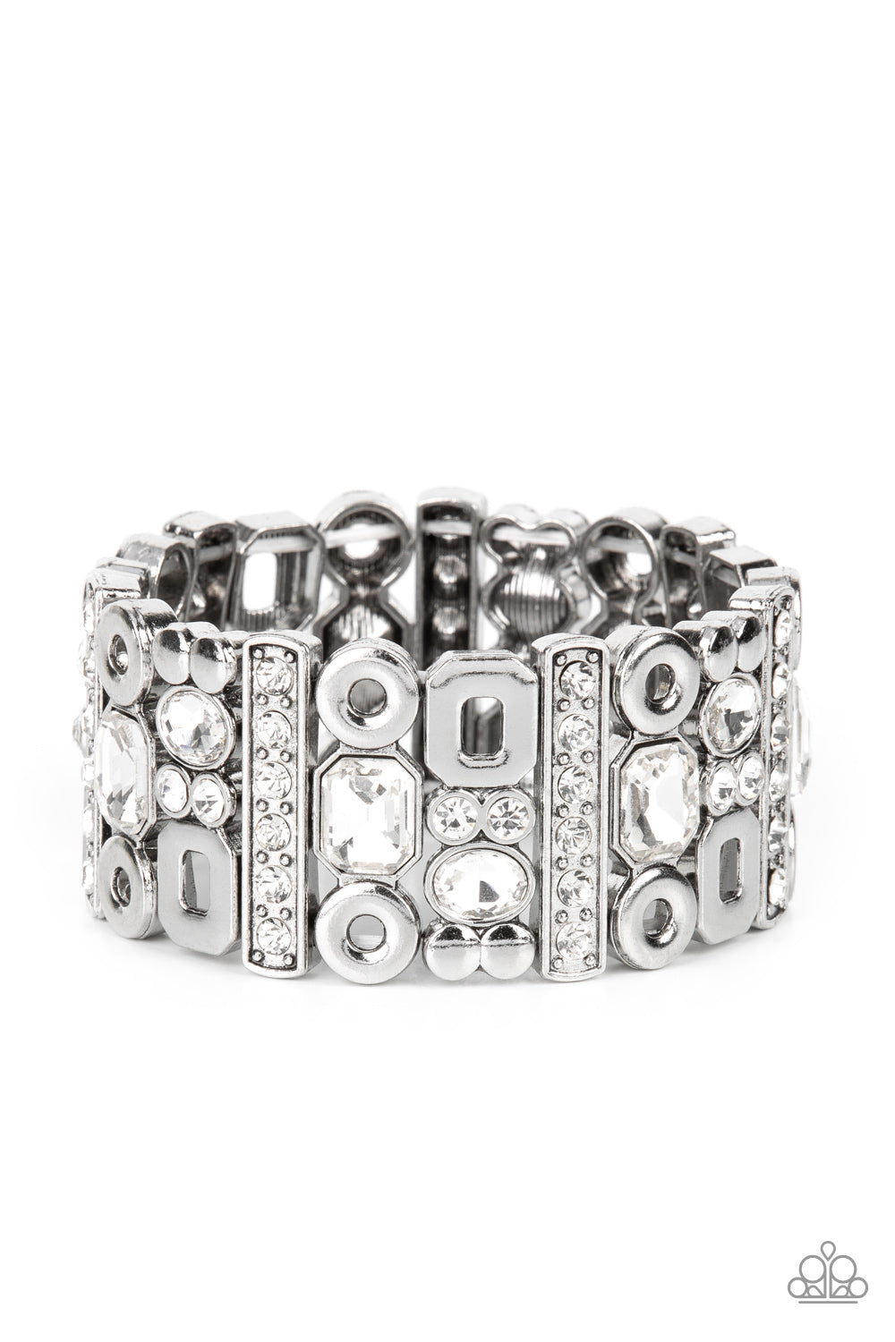 Dynamically Diverse - White - Paparazzi Bracelet