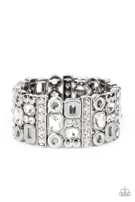 Dynamically Diverse - White - Paparazzi Bracelet