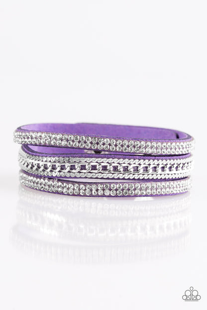 Unstoppable - Purple Snap Bracelet