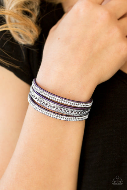 Unstoppable - Purple Snap Bracelet