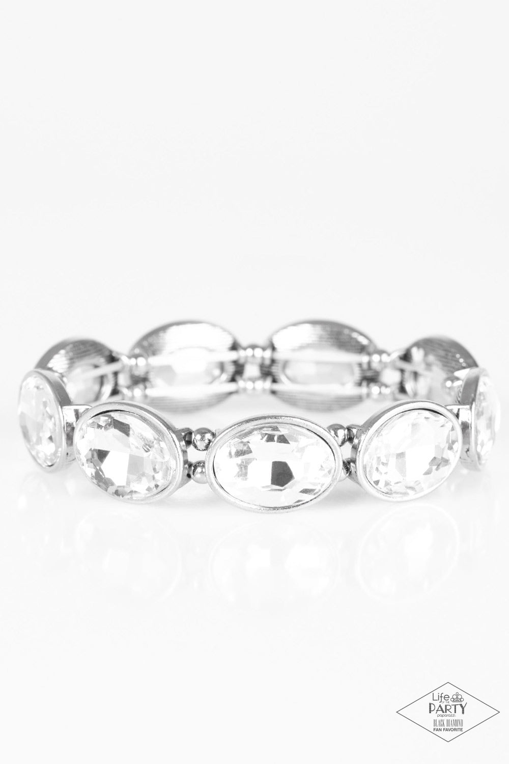 DIVA In Disguise - White - Paparazzi Bracelet