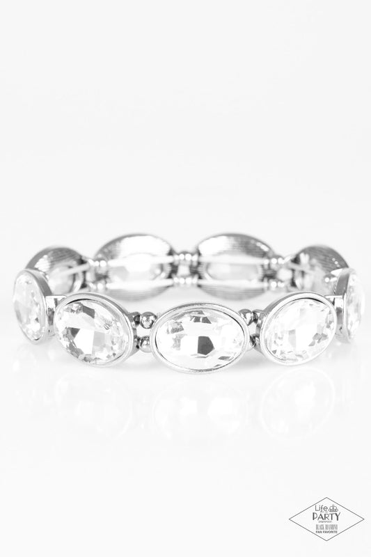 DIVA In Disguise - White - Paparazzi Bracelet