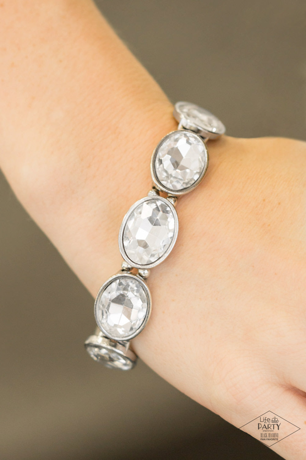 DIVA In Disguise - White - Paparazzi Bracelet