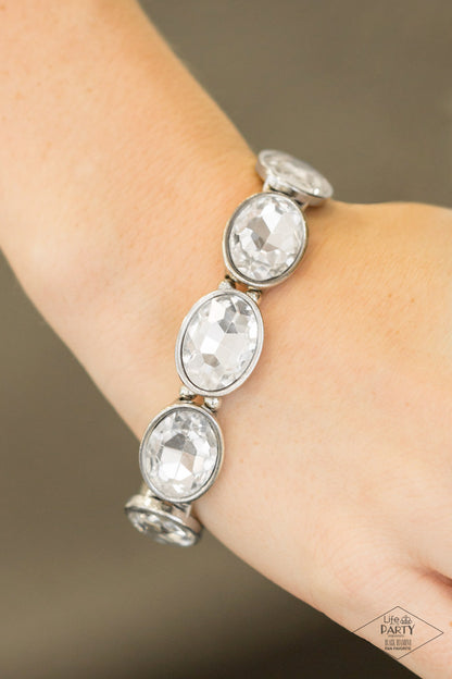 DIVA In Disguise - White - Paparazzi Bracelet
