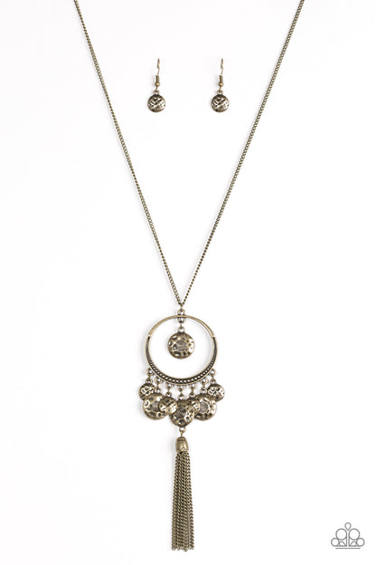 Never ZOO Much - Brass - Paparazzi Necklace