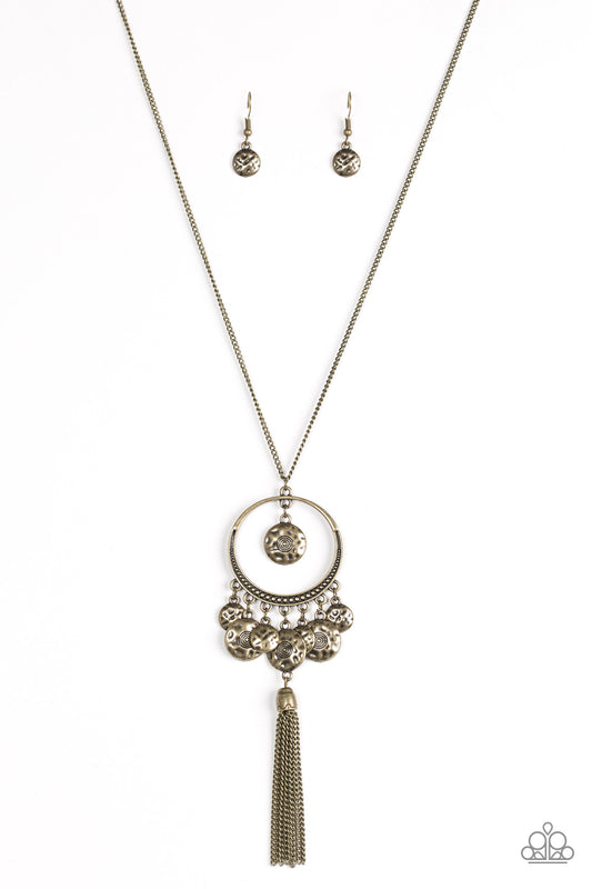 Never ZOO Much - Brass - Paparazzi Necklace