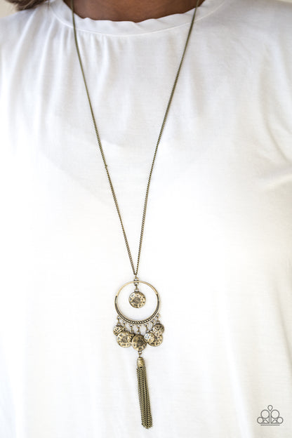 Never ZOO Much - Brass - Paparazzi Necklace