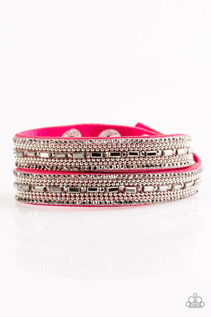 Shimmer and Sass - Pink - Paparazzi Bracelet