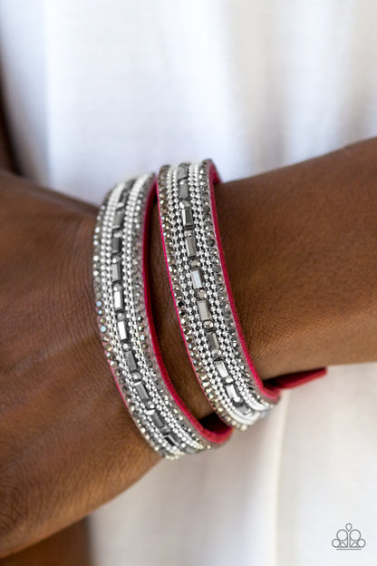 Shimmer and Sass - Pink - Paparazzi Bracelet