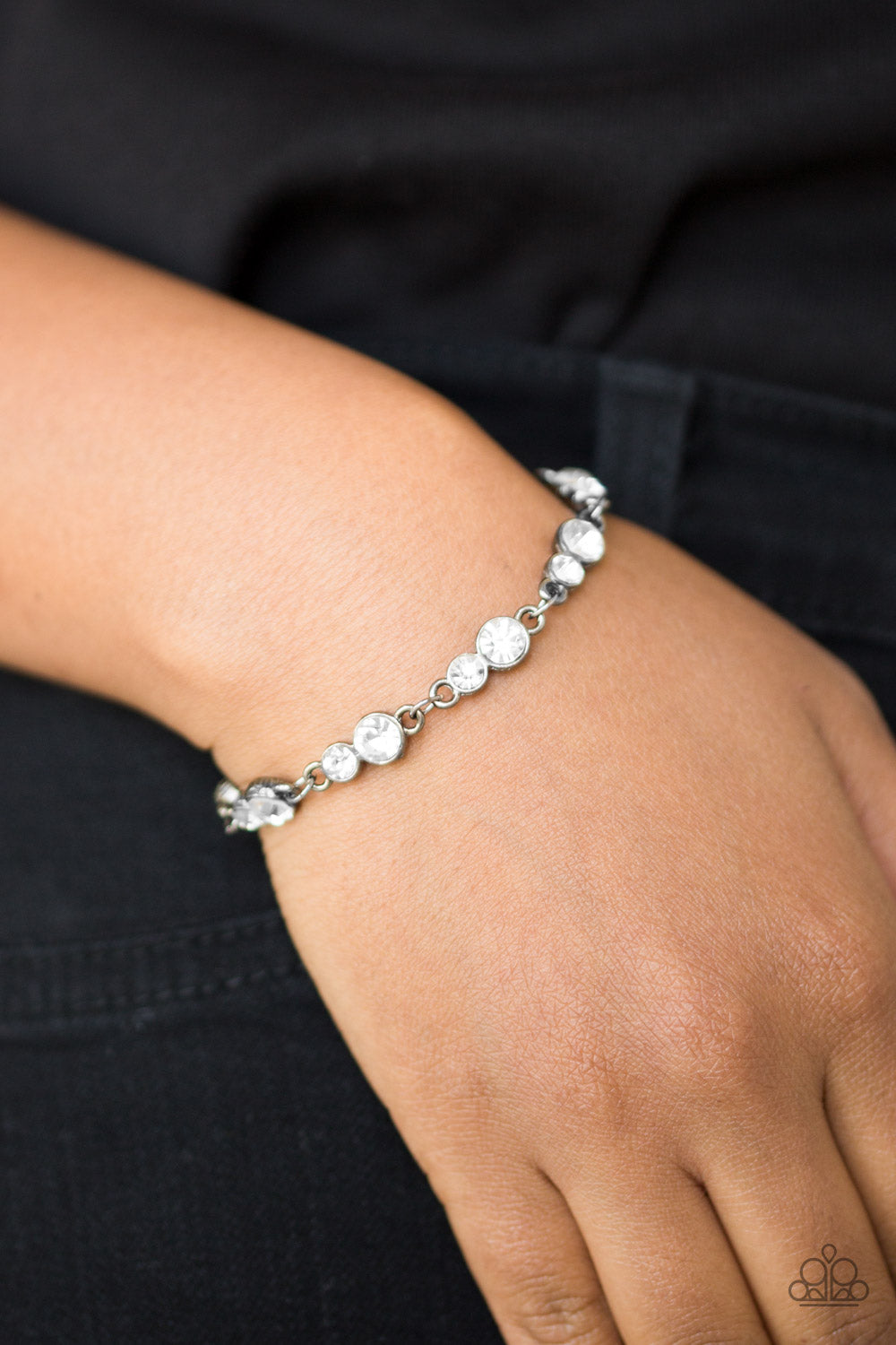 Twinkle Twinkle Little STARLET - Black - Paparazzi Bracelet
