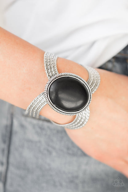 Coyote Couture - Black - Paparazzi Cuff Bracelet