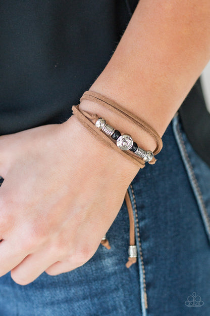 Find Your Way - Black - Paparazzi Bracelet