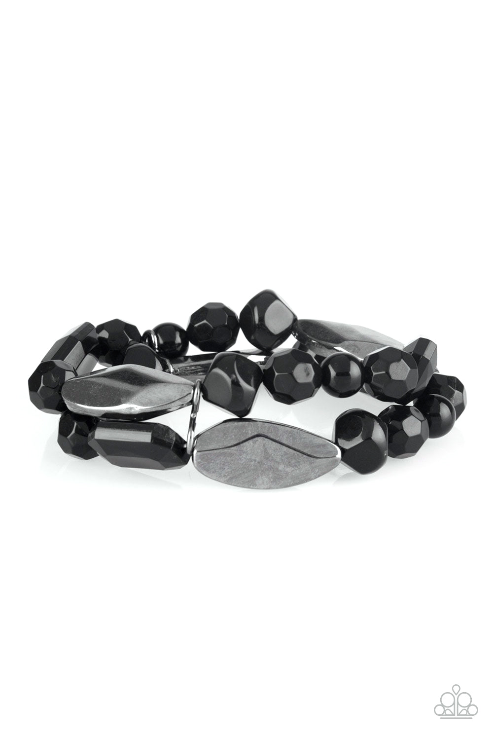 Rockin Rock Candy - Black - Paparazzi Bracelet