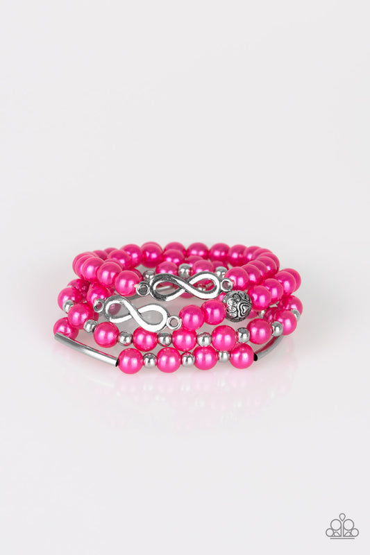Limitless Luxury - Pink Infinity - Paparazzi Bracelet