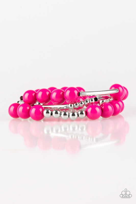 New Adventures - Pink - Paparazzi Bracelet
