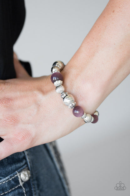 Once Upon A Maritme - Purple - Paparazzi Bracelet