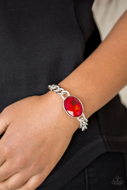 Luxury Lush - Red - Paparazzi Bracelet