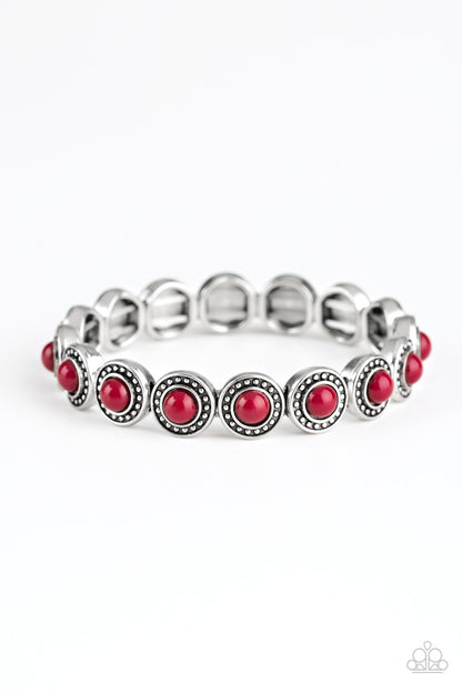 Globetrotter Goals - Red - Paparazzi Bracelet