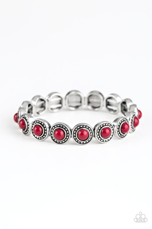 Globetrotter Goals - Red - Paparazzi Bracelet