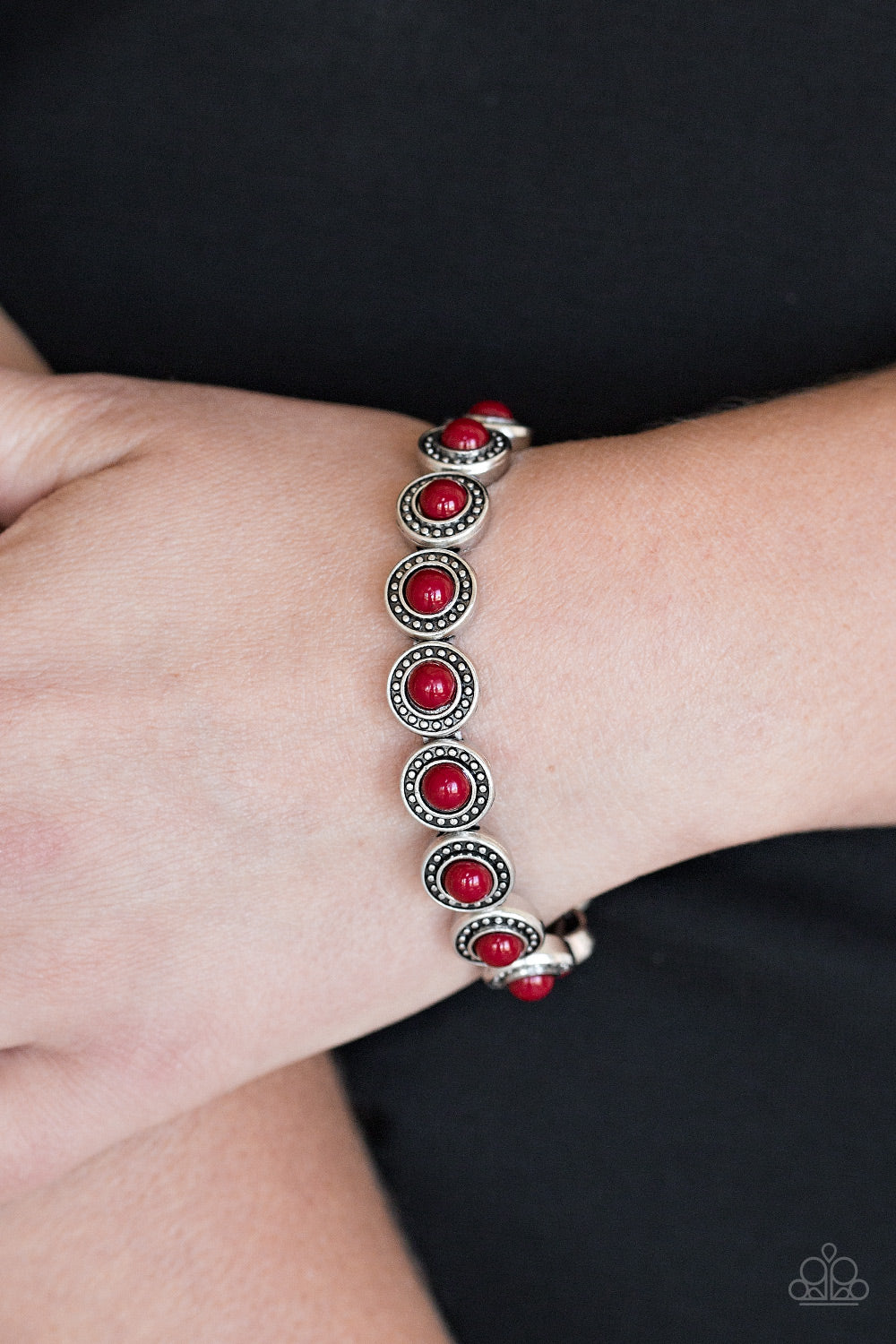 Globetrotter Goals - Red - Paparazzi Bracelet