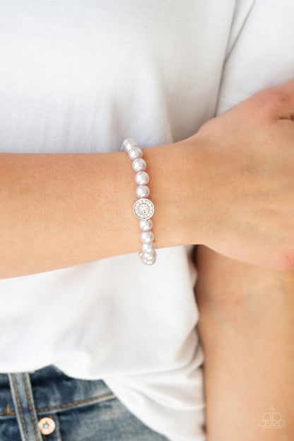 Follow My Lead - Silver - Paparazzi Bracelet
