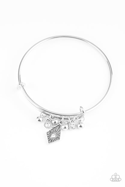 Treasure Charms - White - Paparazzi Bracelet