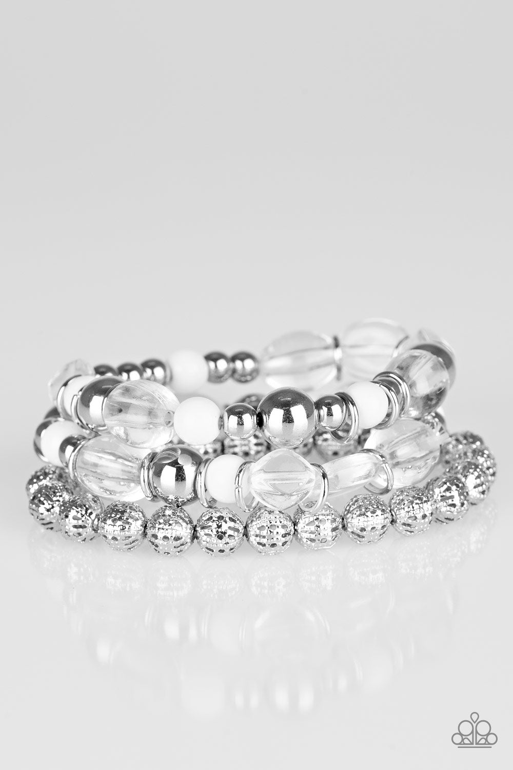 Malibu Marina - White - Paparazzi Bracelet