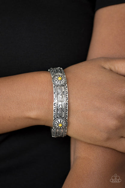 Southern Borders - Yellow - Paparazzi Bracelet