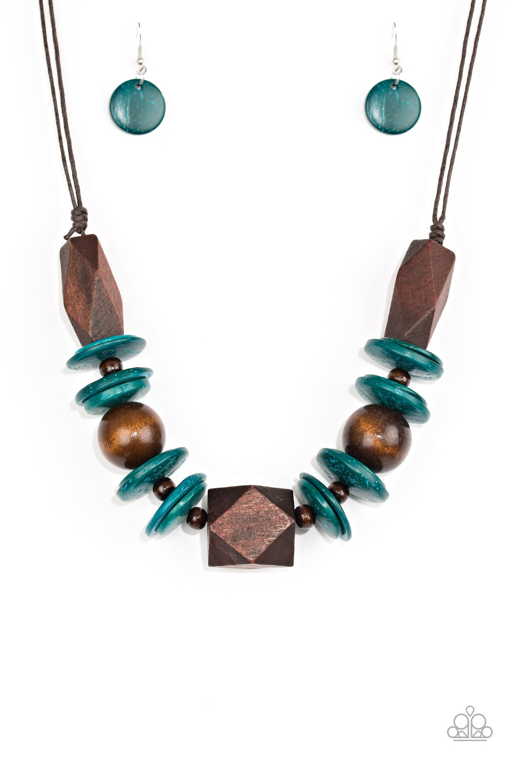 Pacific Paradise - Blue - Paparazzi Necklace