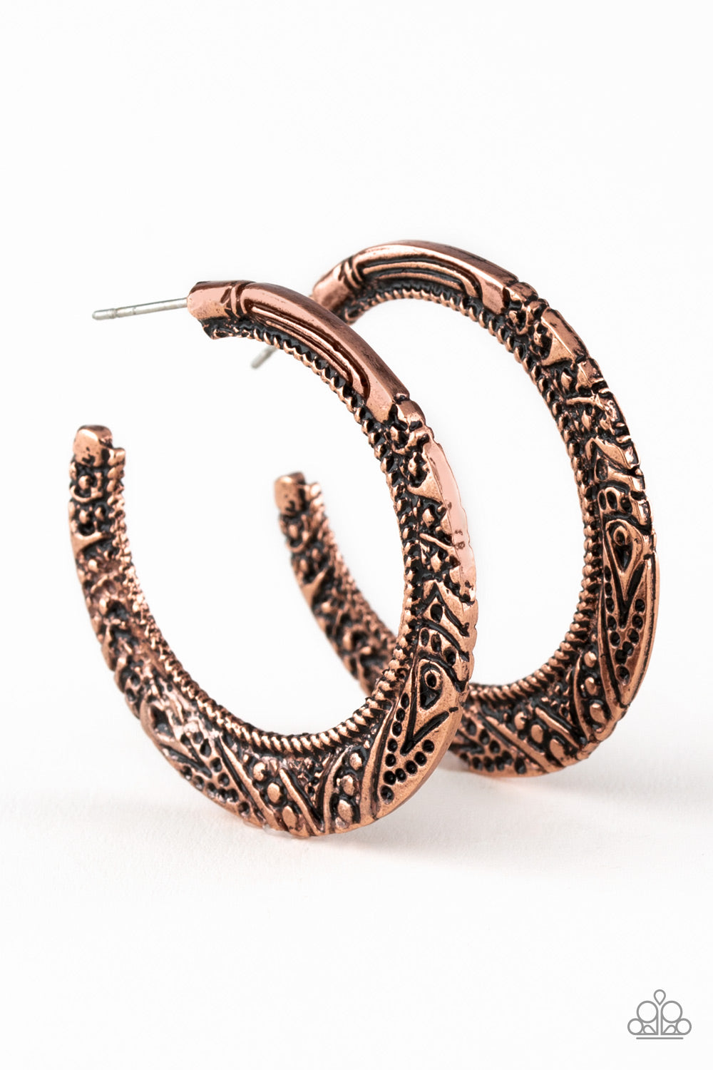 Rumba Rendezvous - Copper - Paparazzi Earrings