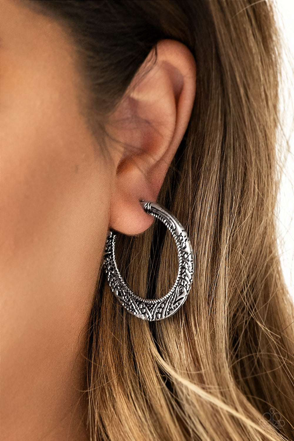 Rumba Rendezvous - Silver - Paparazzi Earrings