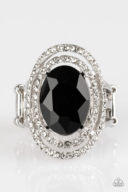 Making History - Black - Paparazzi Ring