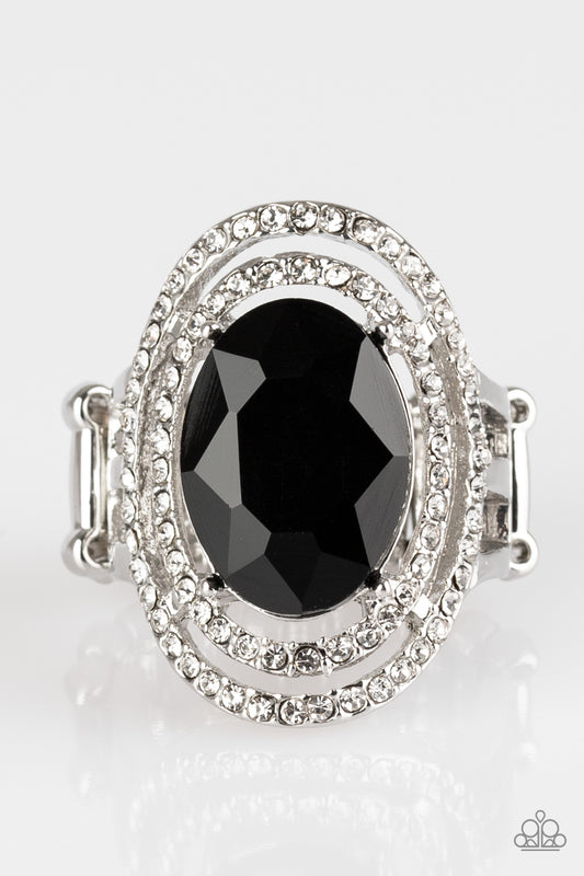 Making History - Black - Paparazzi Ring