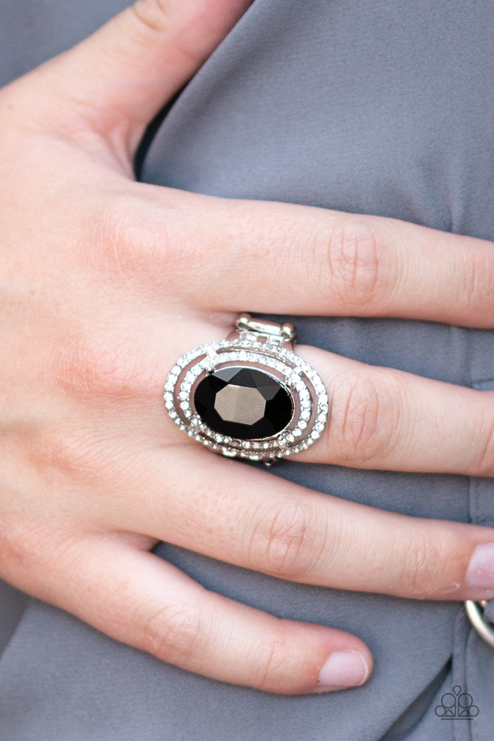 Making History - Black - Paparazzi Ring