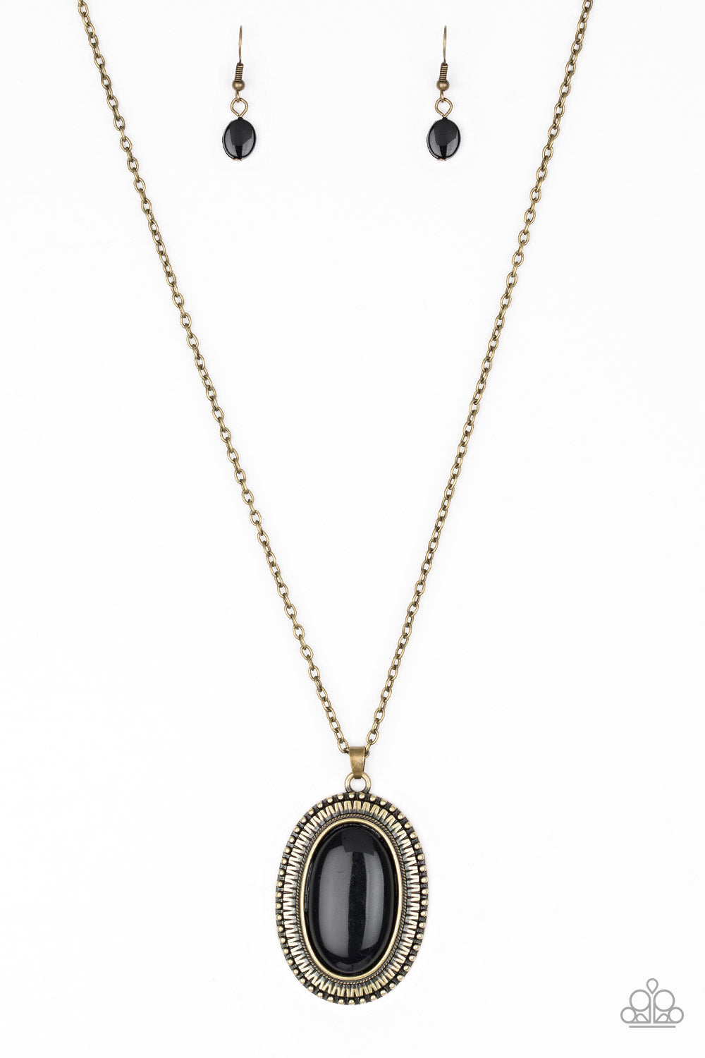 Practical Prairie - Brass - Paparazzi Necklace