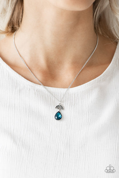 Nice To Meet You - Blue - Paparazzi Necklace