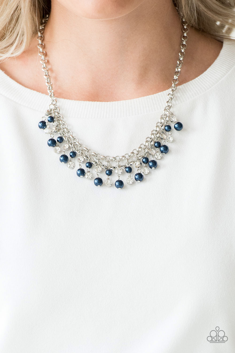You May Kiss the Bride - Blue Necklace