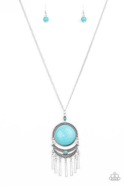Rural Rustler - Blue - Paparazzi Necklace