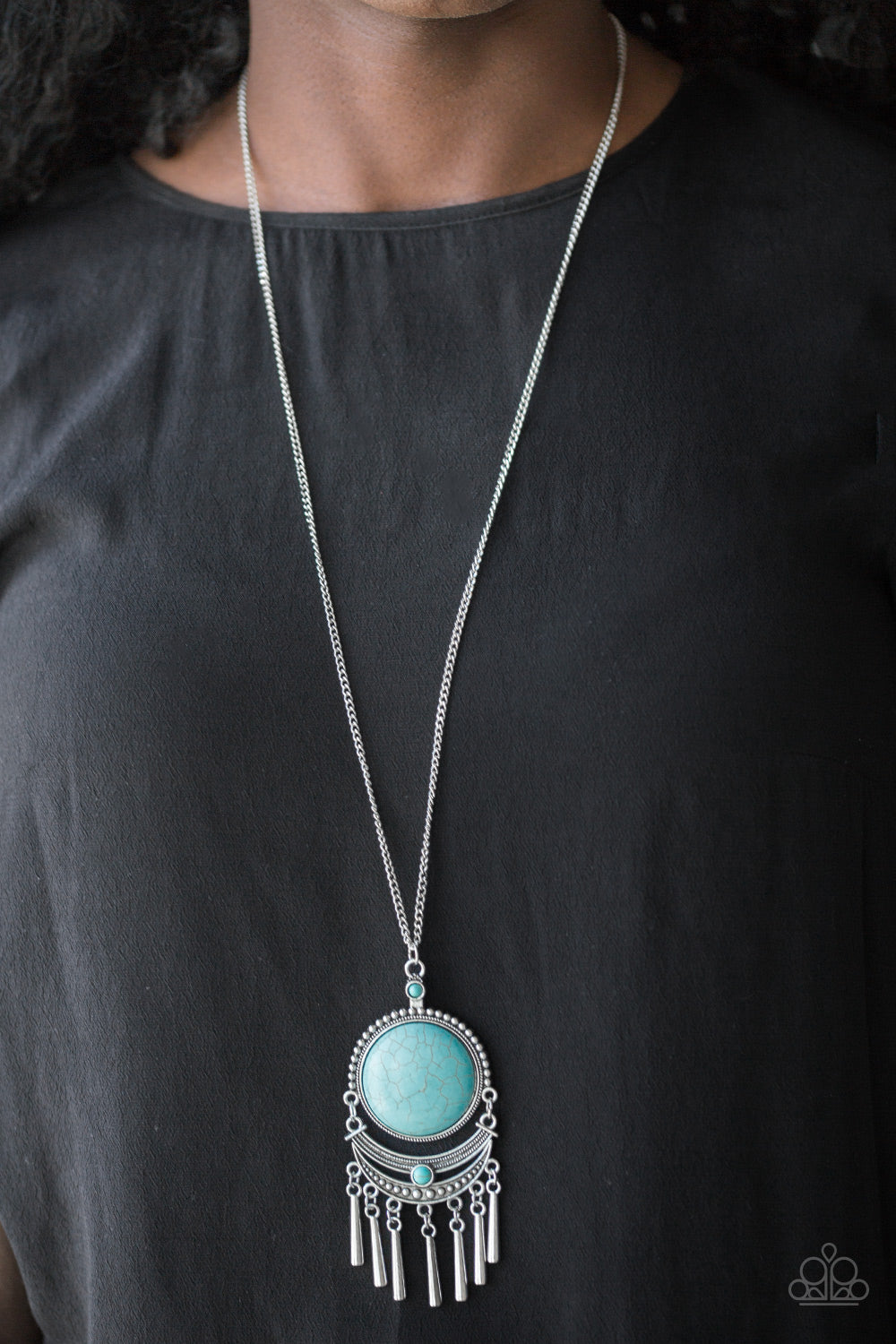 Rural Rustler - Blue - Paparazzi Necklace