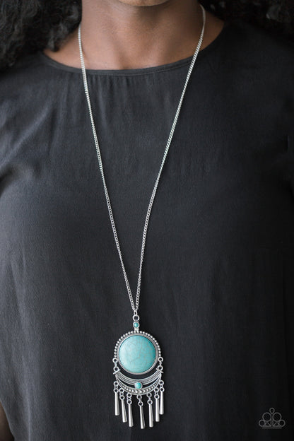 Rural Rustler - Blue - Paparazzi Necklace
