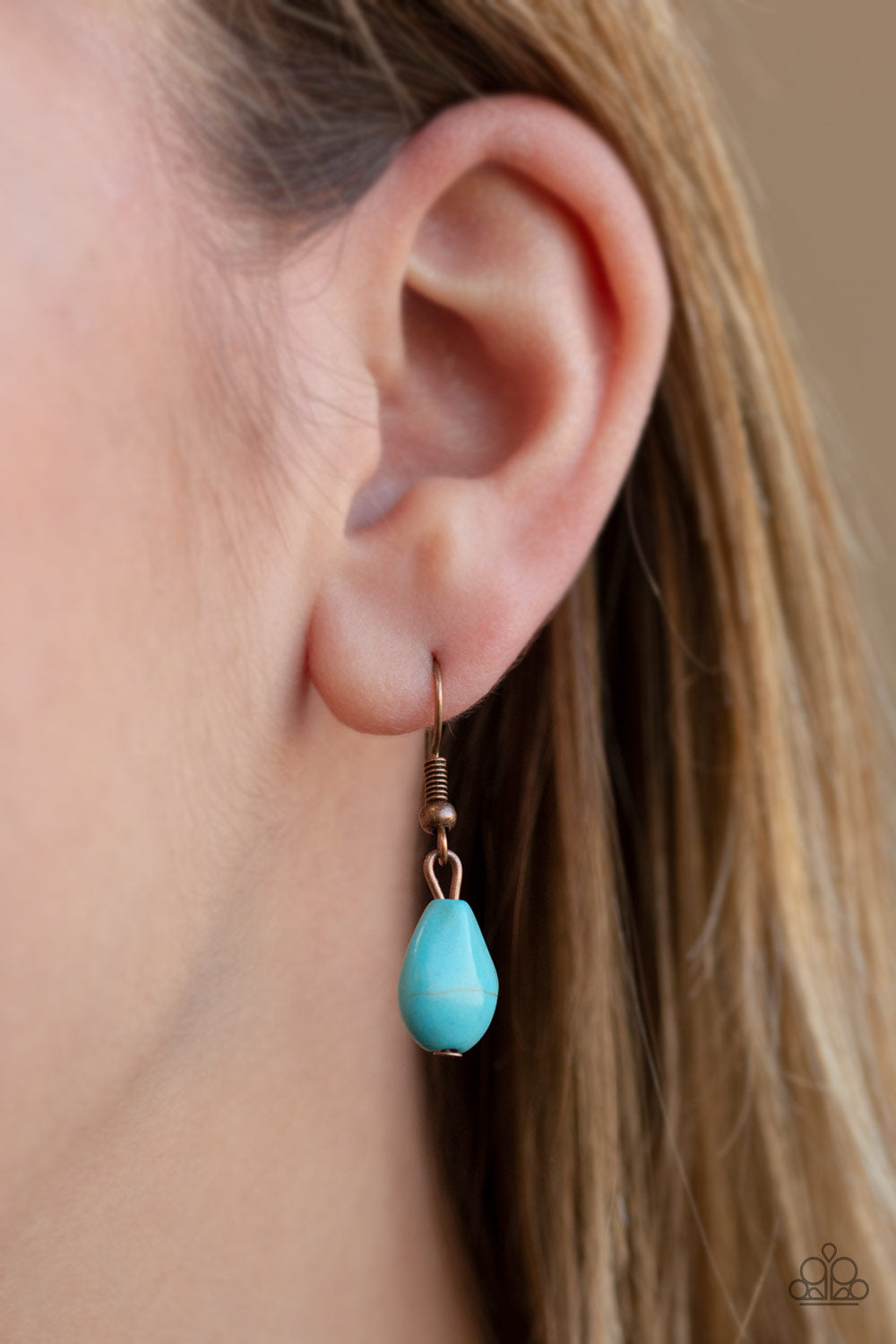 Badland To The Bone - Copper - Paparazzi Necklace