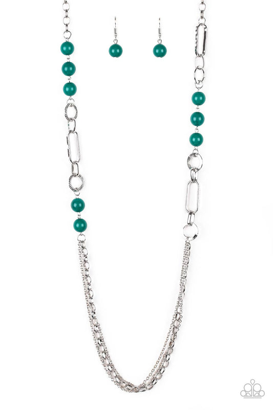 CACHE Me Out - Green - Paparazzi Necklace
