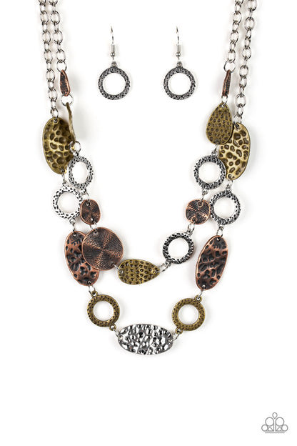 Trippin On Texture - Multi - Paparazzi Necklace