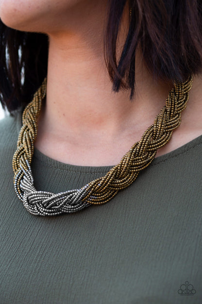 Brazilian Brilliance - Multi - Paparazzi Necklace